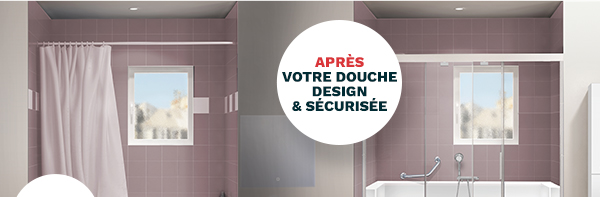 Votre douche design et securisee